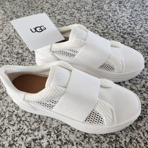 UGG Libu Lite White Sneakers โ Light, Sporty & Summer-Ready ๐โ๏ธ (#547) - Picture 6 of 11